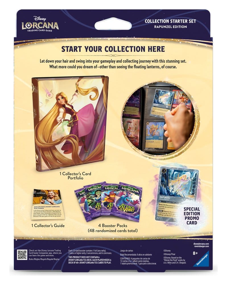 Disney Lorcana TCG Kit de Démarrage pour Collectionneur Édition Raiponce *ANGLAIS*