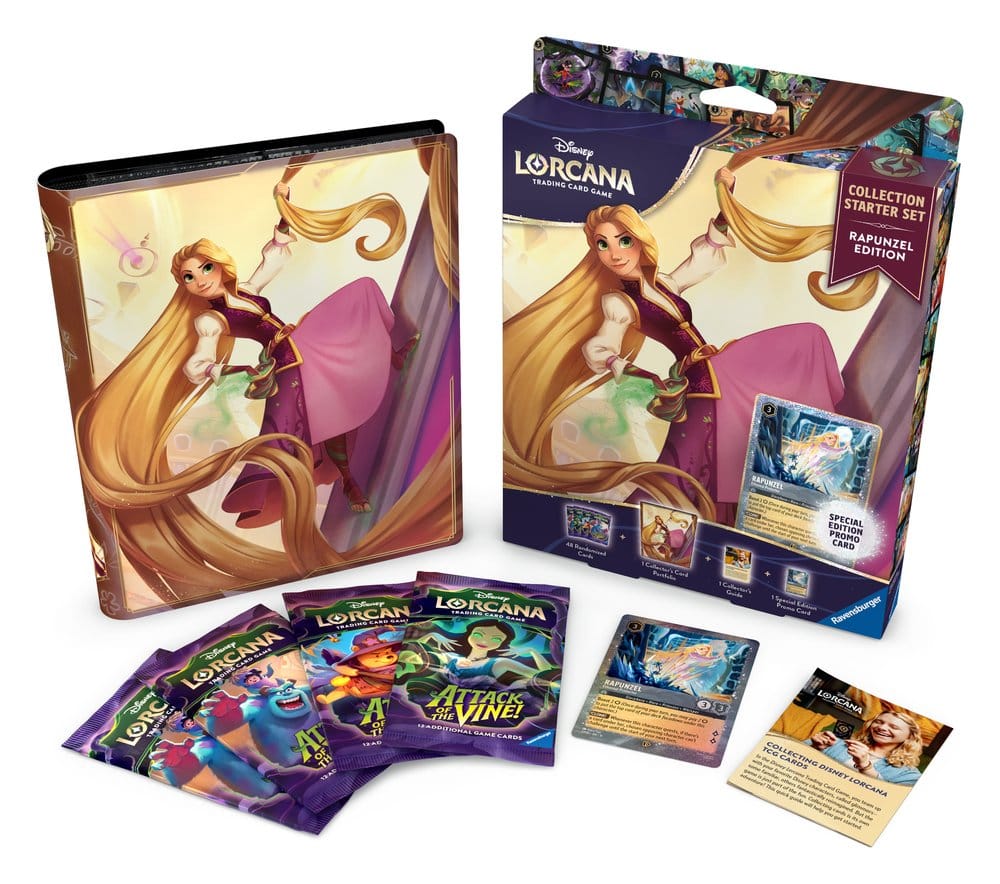 Disney Lorcana TCG Kit de Démarrage pour Collectionneur Édition Raiponce *ANGLAIS*