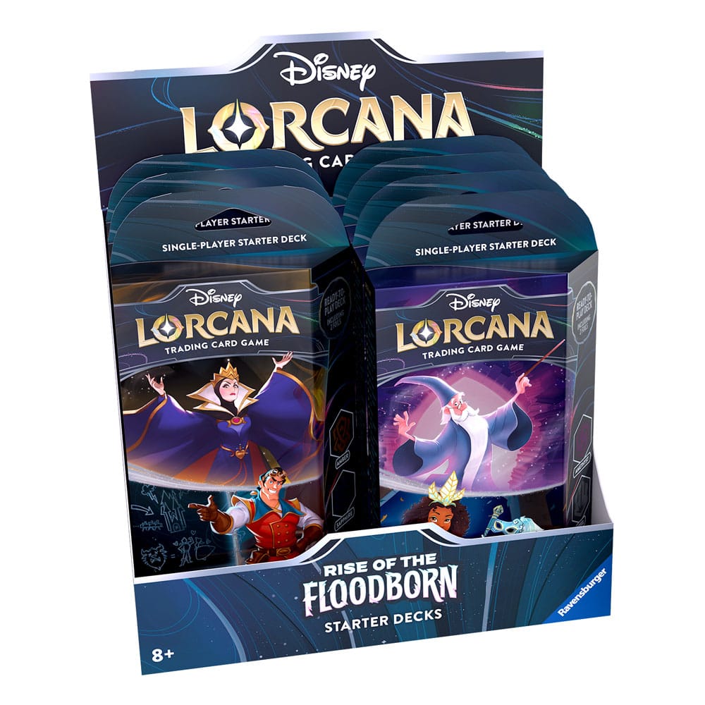 Disney Lorcana TCG présentoir decks de démarrage Rise of the Floodborn (8) *ANGLAIS*