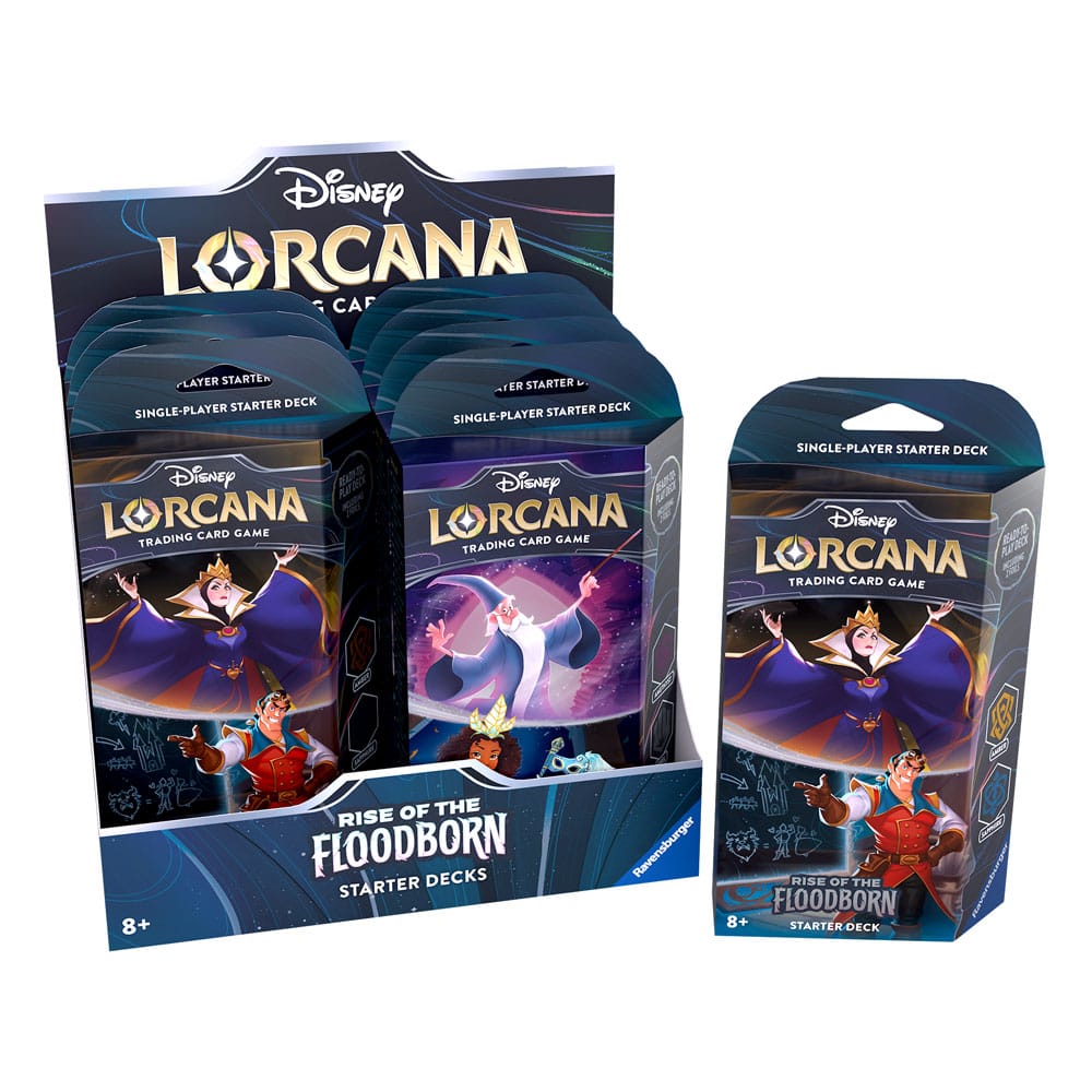 Disney Lorcana TCG présentoir decks de démarrage Rise of the Floodborn (8) *ANGLAIS*