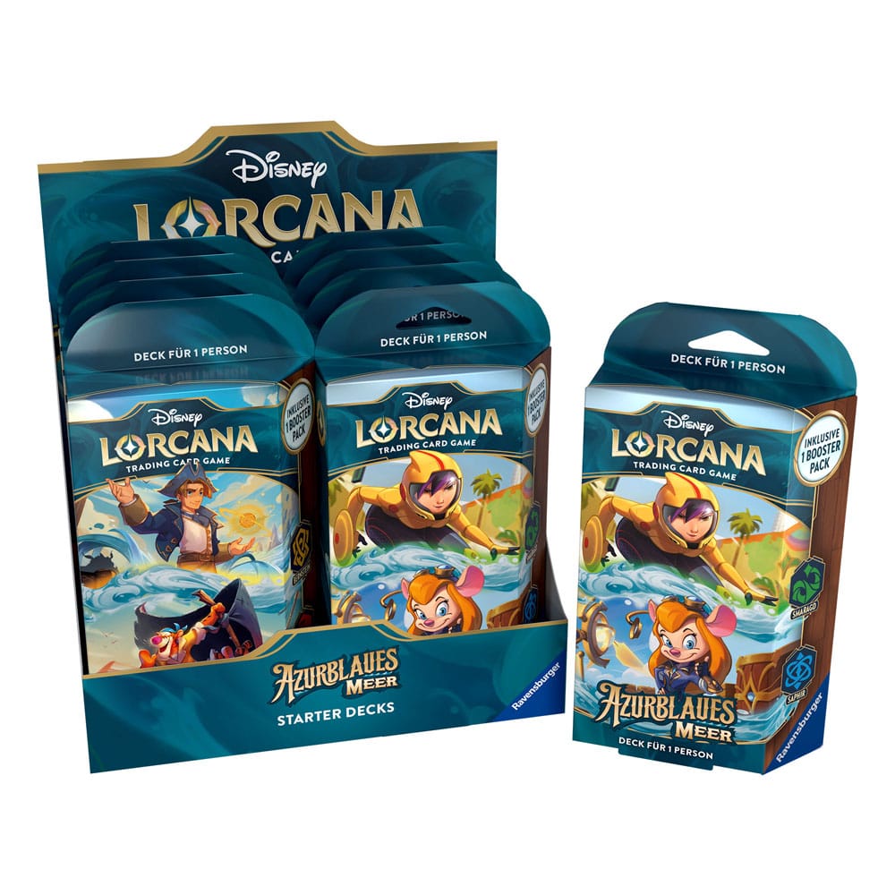 Disney Lorcana TCG présentoir decks de démarrage Azurblaues Meer (8) *ALLEMAND*