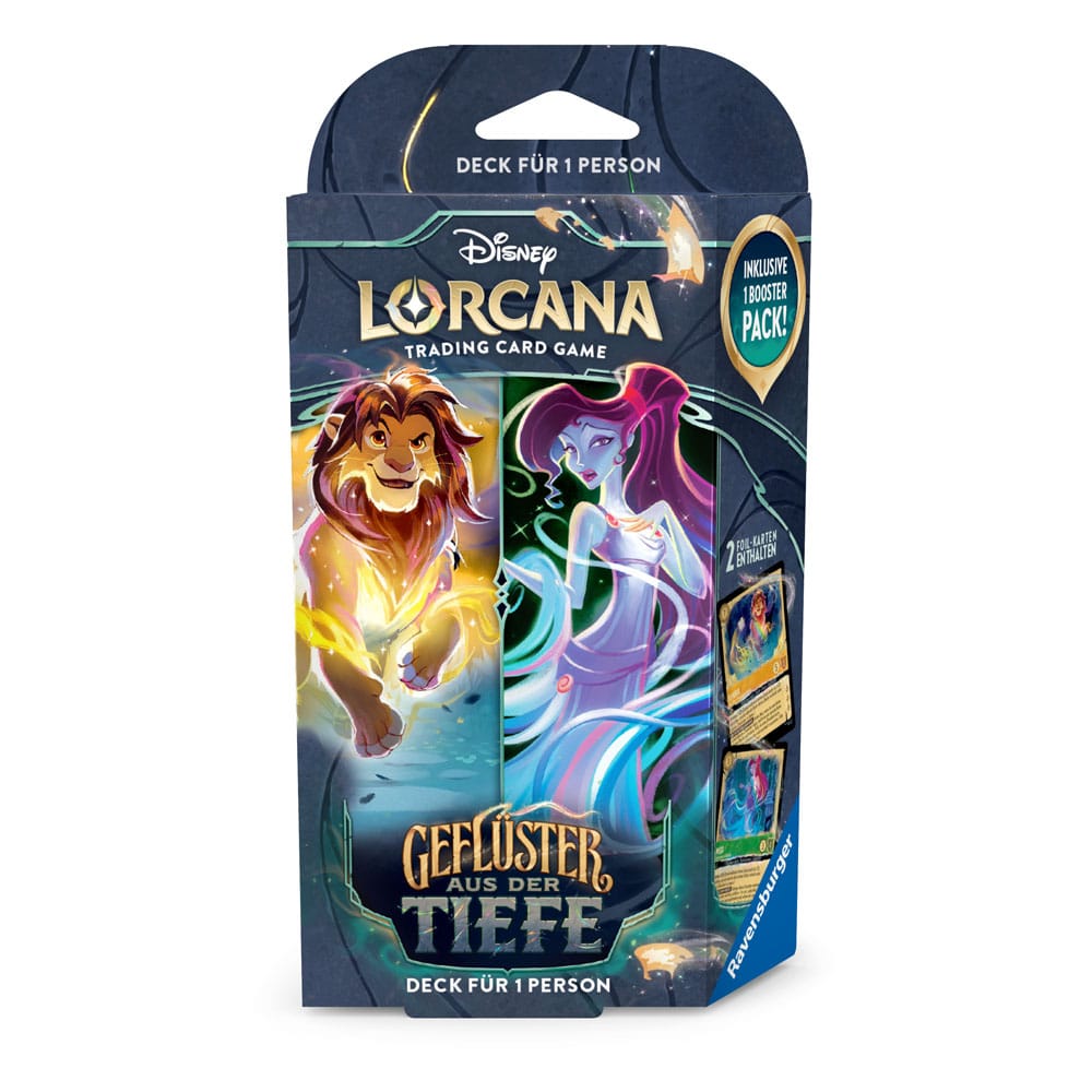 Disney Lorcana TCG présentoir decks de démarrage Geflüster aus der Tiefe (8) *ALLEMAND*