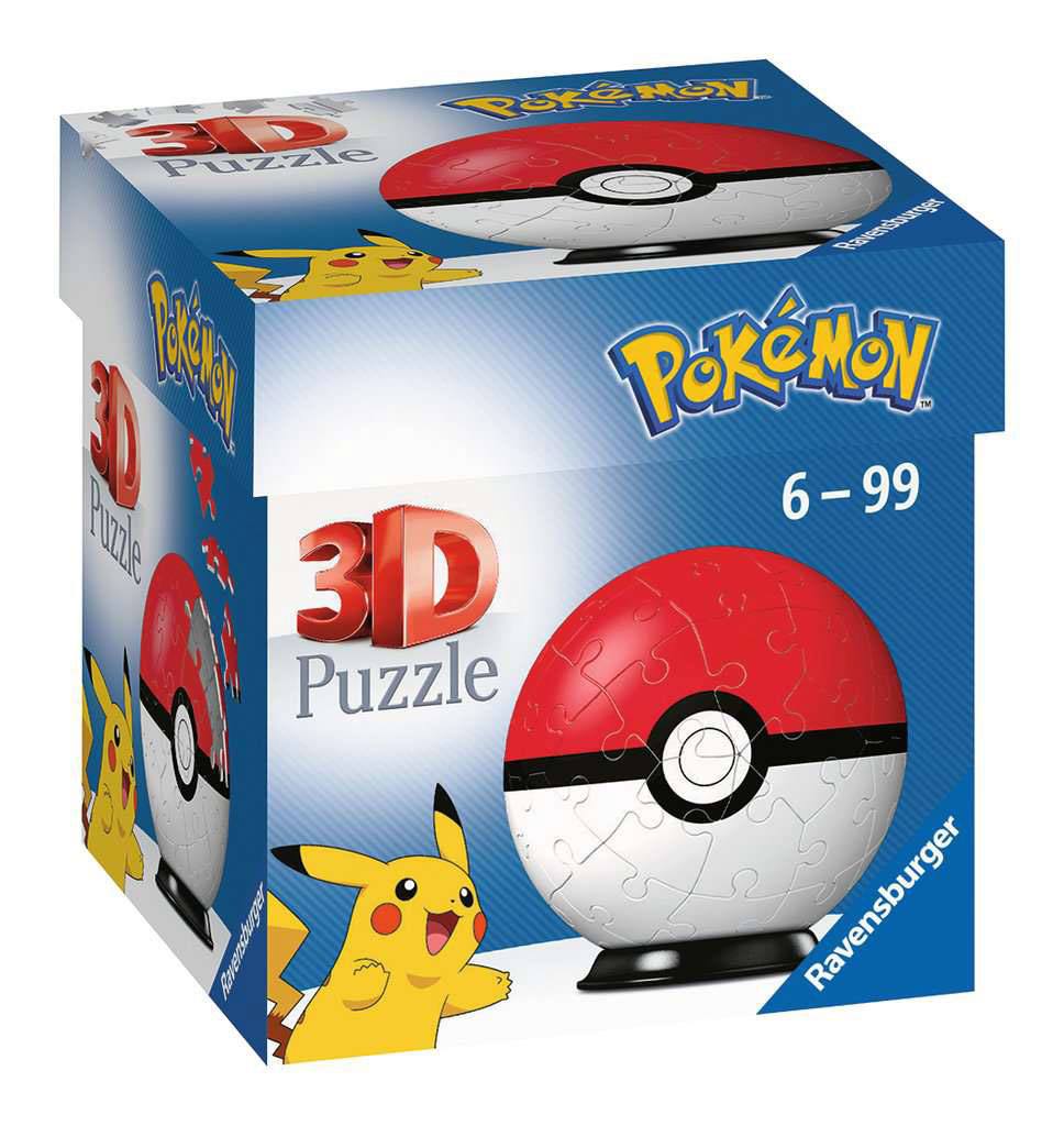Pokémon puzzle 3D Pokéballs: Classic (55 pièces)