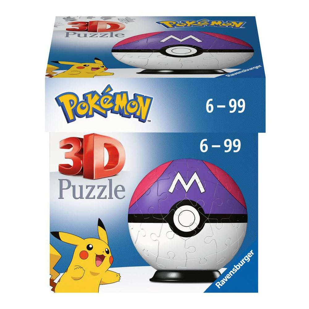 Pokémon puzzle 3D Pokéballs: Master Ball (55 pièces)