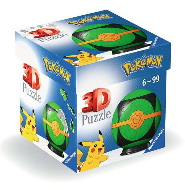 Pokémon puzzle 3D Pokéballs: Sombre Ball (55 pièces)