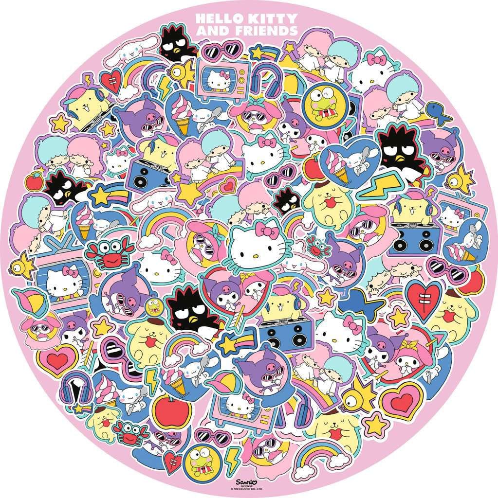 Hello Kitty and Friends puzzle rond (500 pièces)