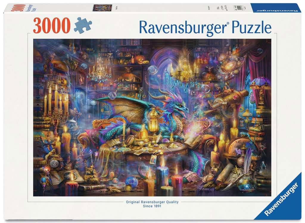 Ravensburger puzzle Dragon's Library (3000 pièces)