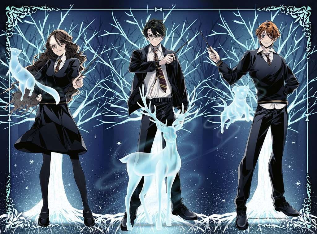 Harry Potter puzzle Glow-in-the-Dark Glowing Patronus (500 pièces)