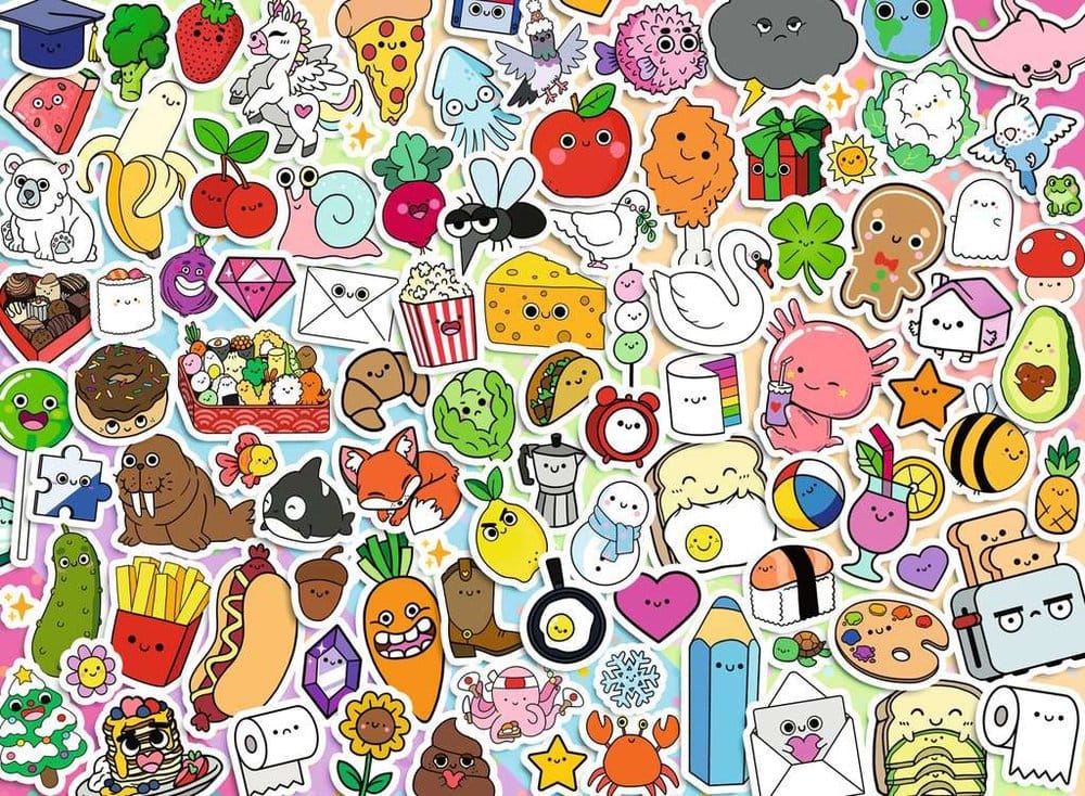 Kawaii puzzle Mignon Chaos Kawaii (500 pièces)