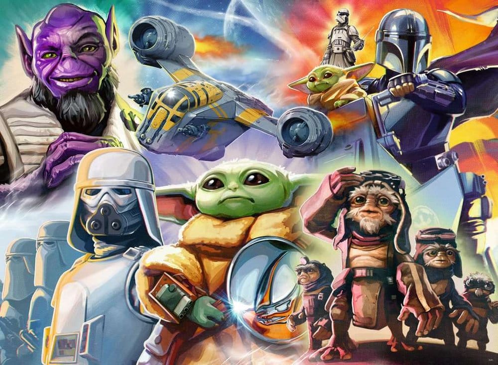 The Mandalorian et Grogu puzzle (500 pièces)