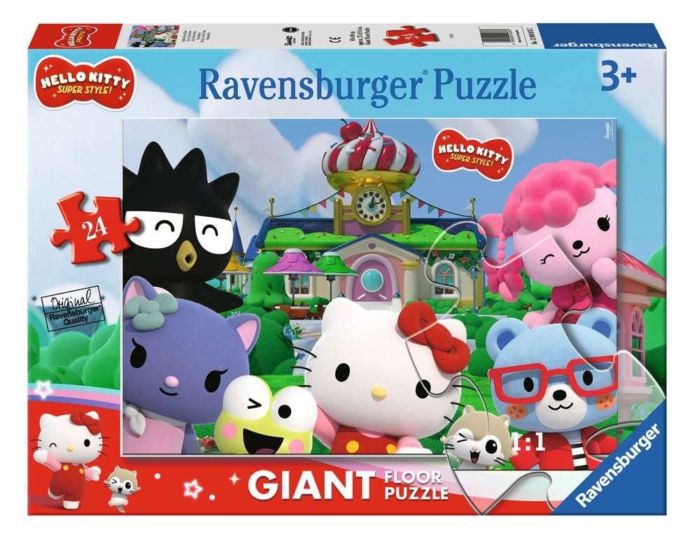 Hello Kitty puzzle Giant Floor Amusant à Cherry Town (24 pièces)
