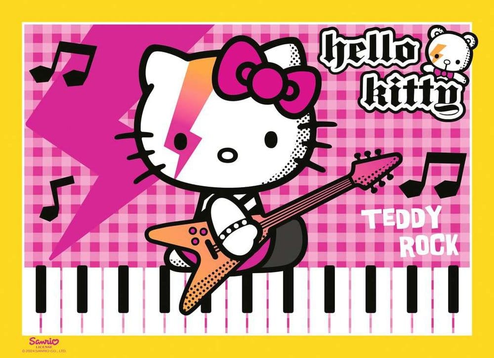 Hello Kitty pack 4 puzzles Allons-y, Hello Kitty ! (4x100 pièces)
