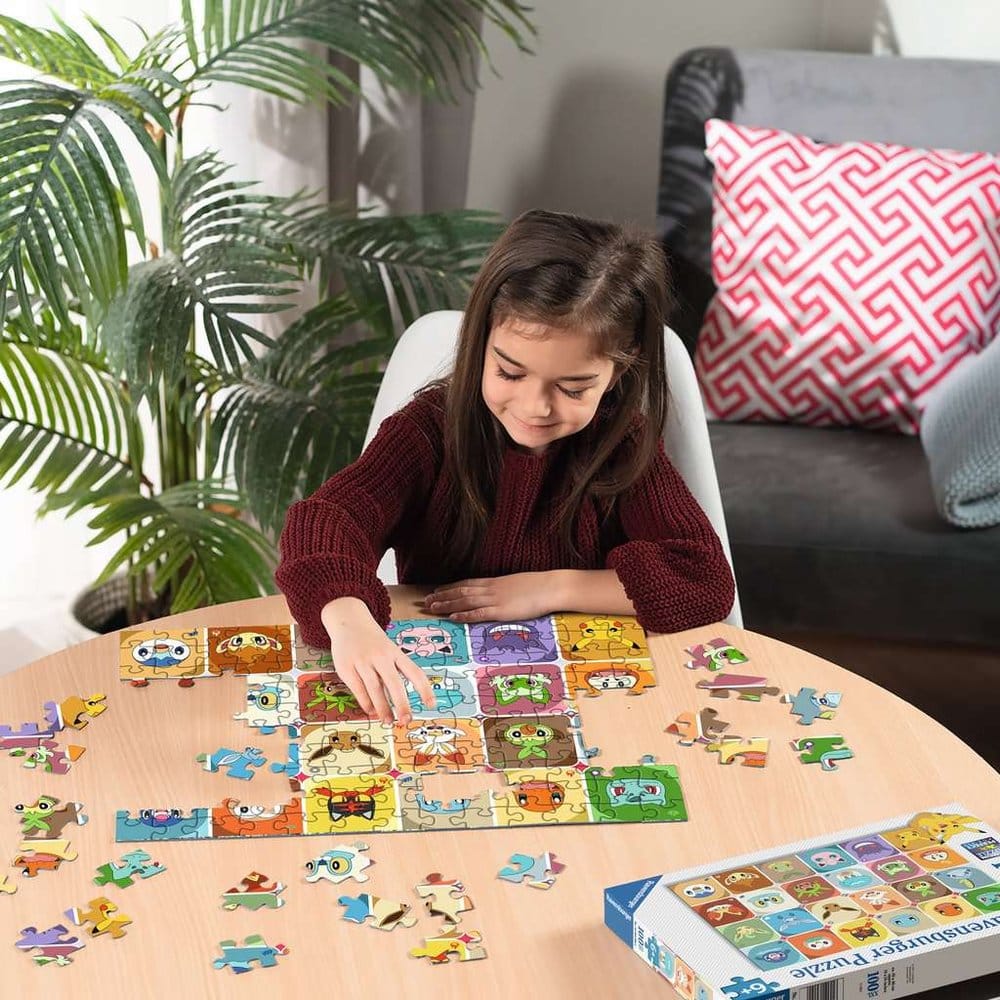 Pokémon puzzle pour enfants Visages de Pokémon (100 pièces XXL)