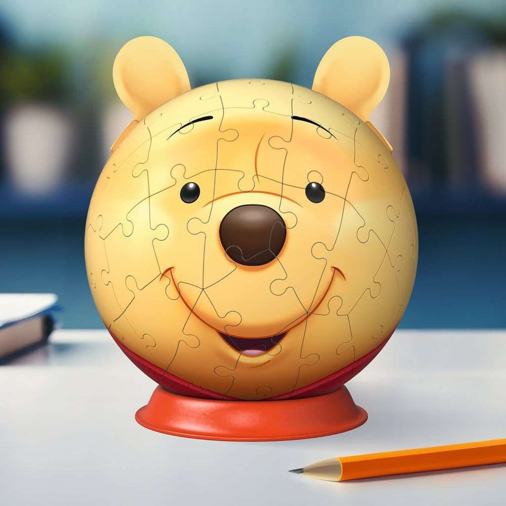 Winnie l'Ourson 3D puzzle Ball avec oreilles (77 pièces)