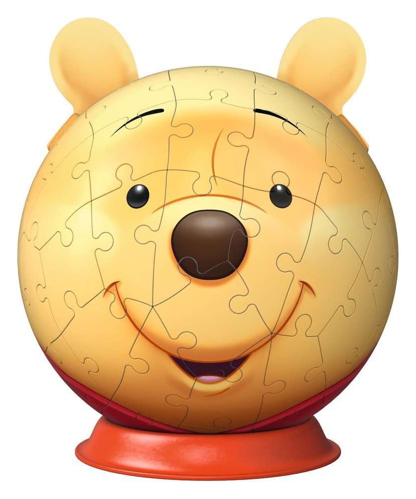 Winnie l'Ourson 3D puzzle Ball avec oreilles (77 pièces)