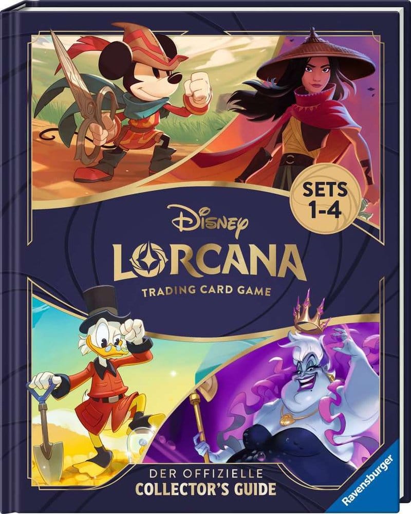 Disney Lorcana TCG livre Le Guide Officiel du Collectionneur : Sets 1-4 *ALLEMAND*