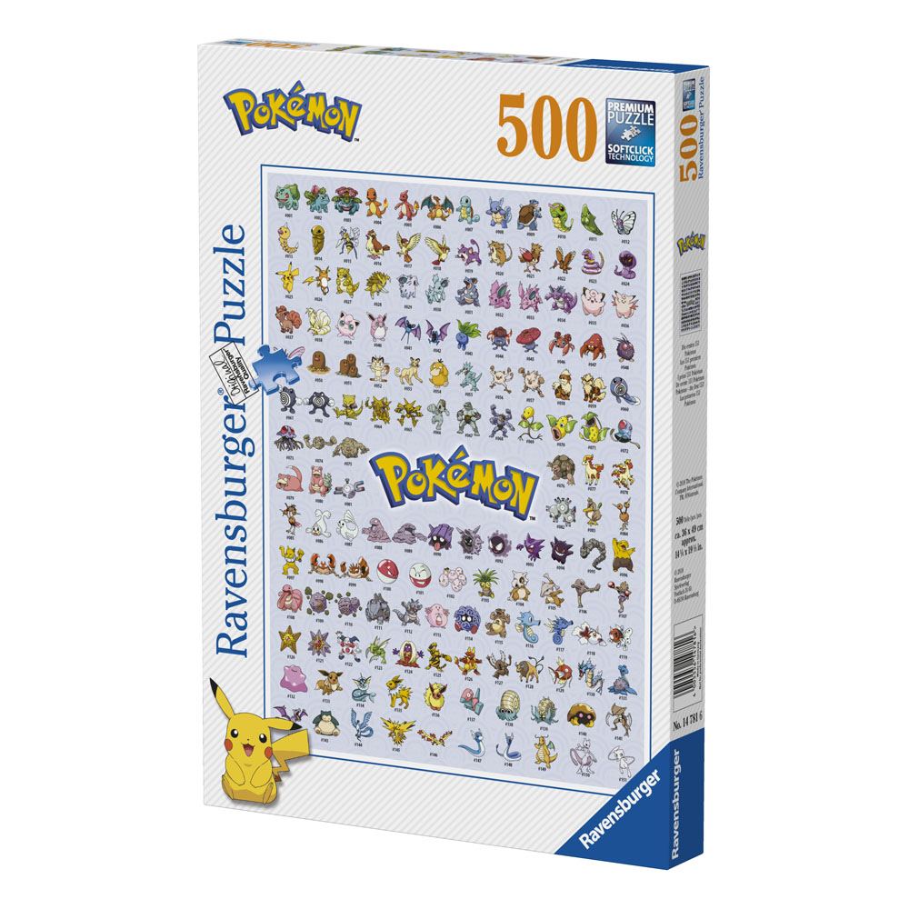Pokémon puzzle Pokédex première génération (500 pièces)