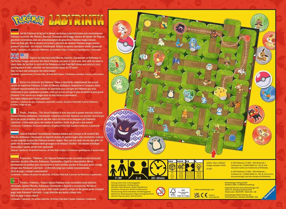 Pokémon jeu de plateau Labyrinth
