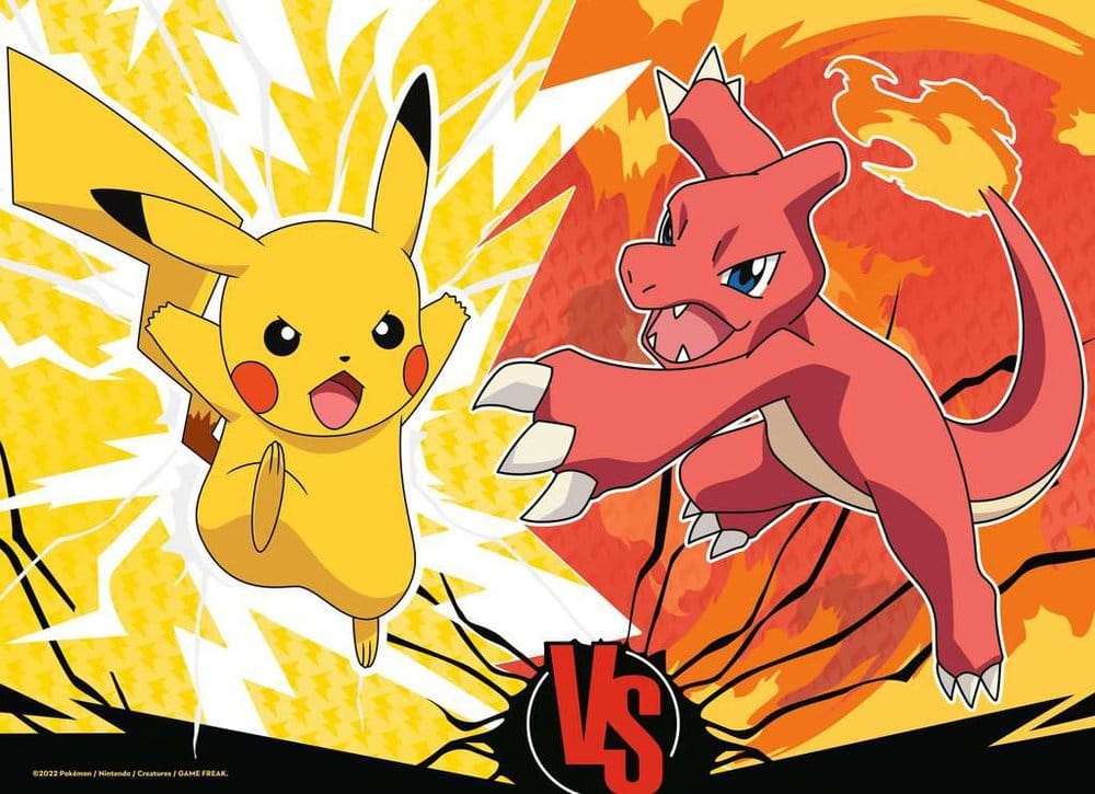 Pokémon pack 4 puzzles Copains Pokémon (4x100 pièces)