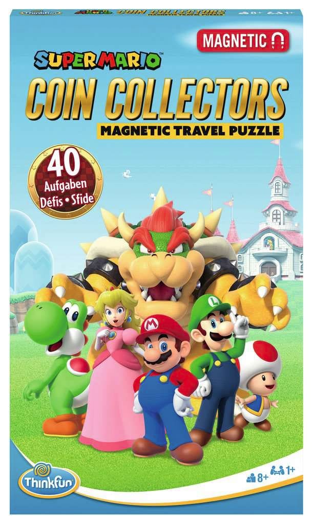 Mario Kart jeu de voyage magnétique Coin Collectors *Version DE-FR-IT*