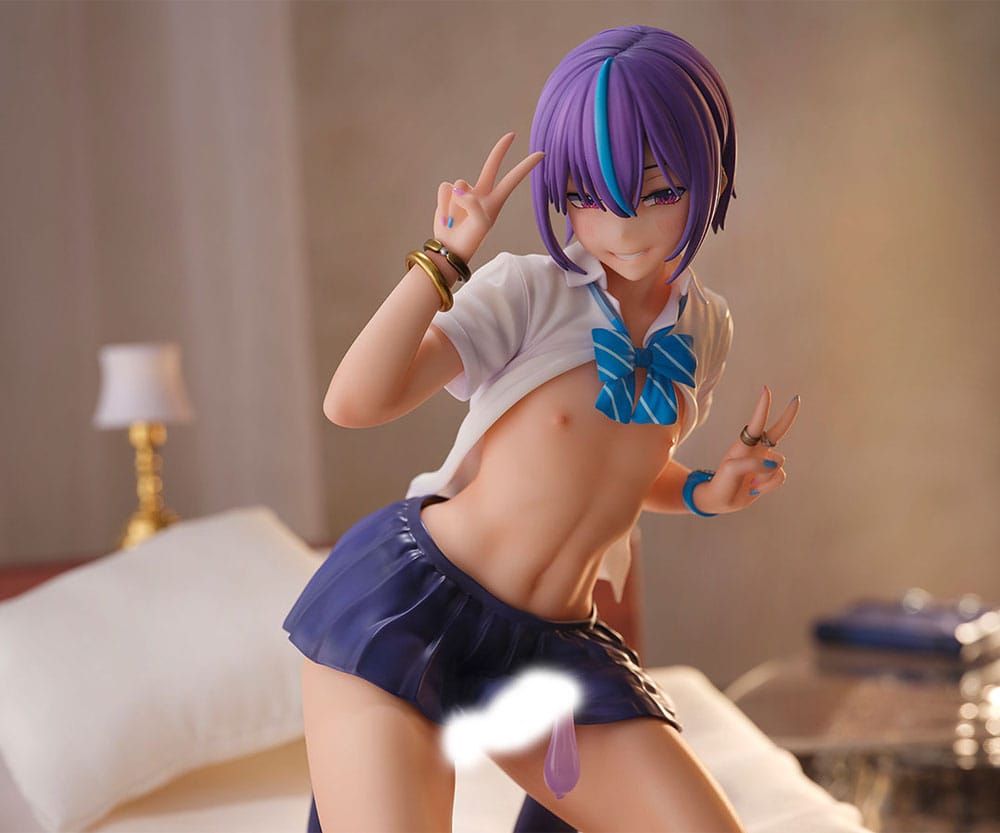Original Character statuette Okane ga Daisuki Series 1/6 Toa-kun Illustration by meme50 19 cm