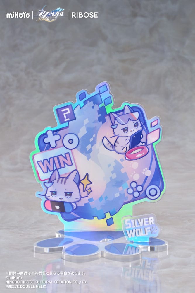 Honkai: Star Rail statuette PVC Rise Up Little Cat Series Silver Wolf Ver. 19 cm