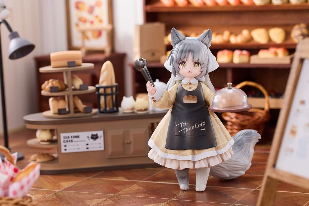 Decorated Life Collection statuette PVC Tea Time Cats - Cat Town Bakery Staff & Customer Set 12 cm