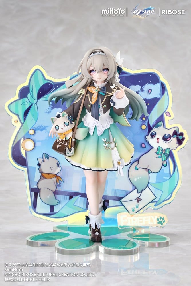 Honkai: Star Rail Rise Up+ Chibi Cat Series figurine mini Firefly Ver. 18 cm