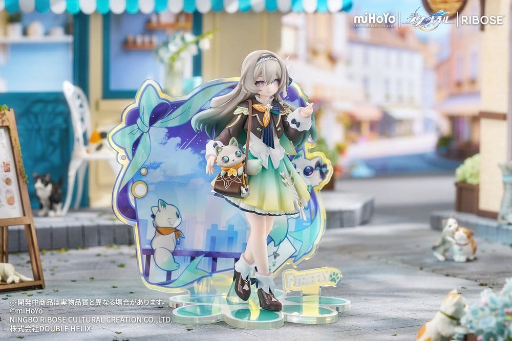 Honkai: Star Rail Rise Up+ Chibi Cat Series figurine mini Firefly Ver. 18 cm