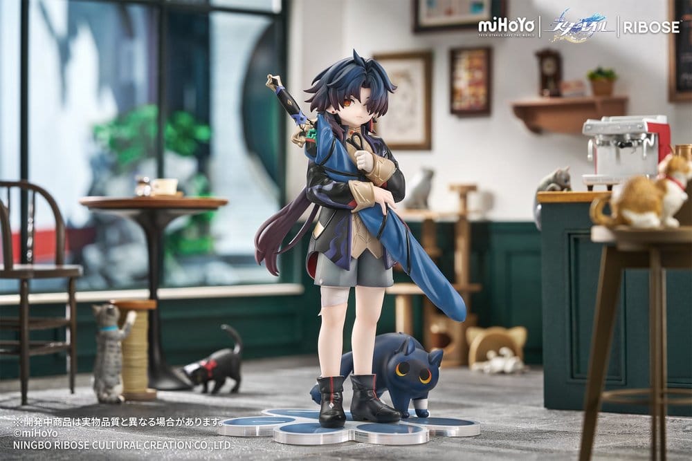 Honkai: Star Rail figurine Chibi Rise Up+ Chibi Cat Series Blade Ver. 19 cm