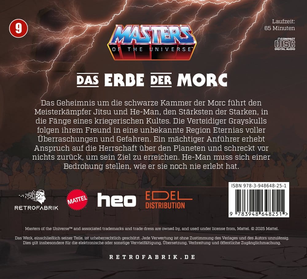 Masters of the Universe Radio Play CD Episode 9: Das Erbe der Morc *Allemand*