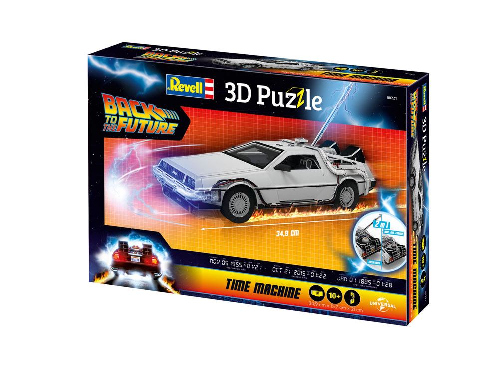 Retour vers le futur puzzle 3D Time Machine