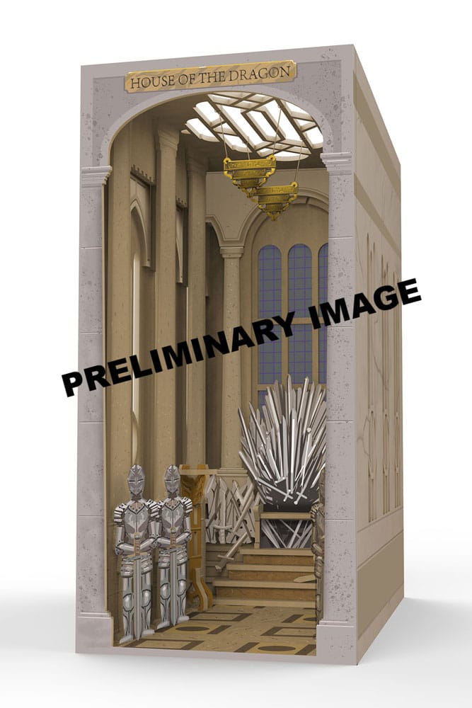 House of the Dragon maquette Book Nook Tiny Adventures Iron Throne 23 cm