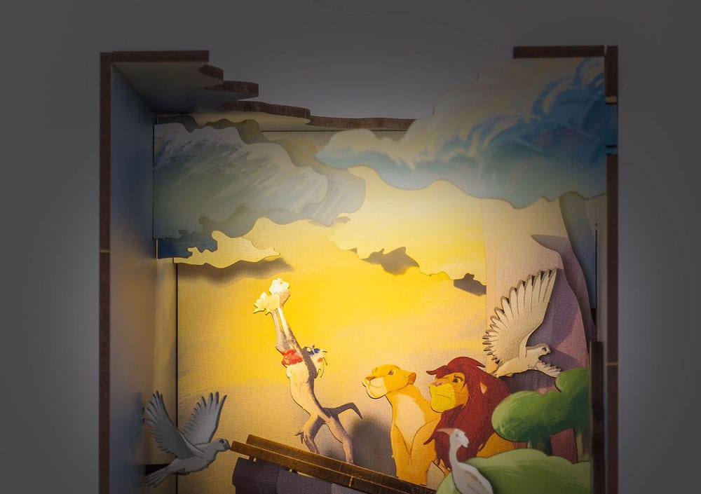 Disney maquette Book Nook Tiny Adventures Le Roi lion 23 cm