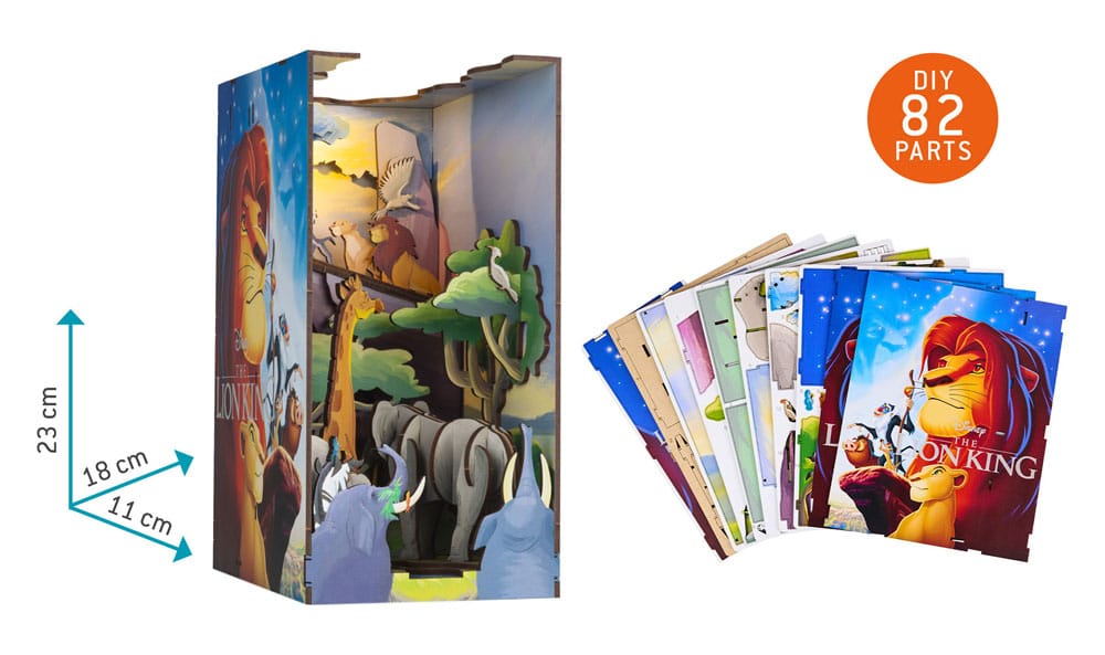Disney maquette Book Nook Tiny Adventures Le Roi lion 23 cm