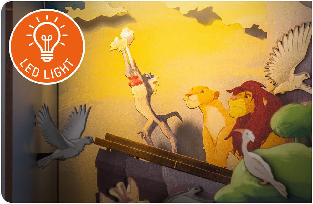 Disney maquette Book Nook Tiny Adventures Le Roi lion 23 cm