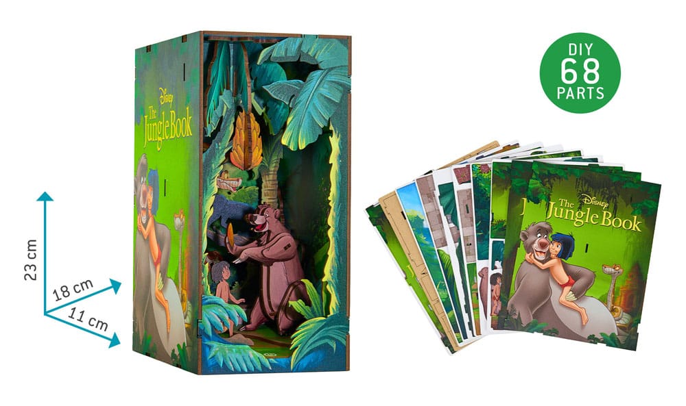 Disney maquette Book Nook Tiny Adventures Le Livre de la jungle 23 cm