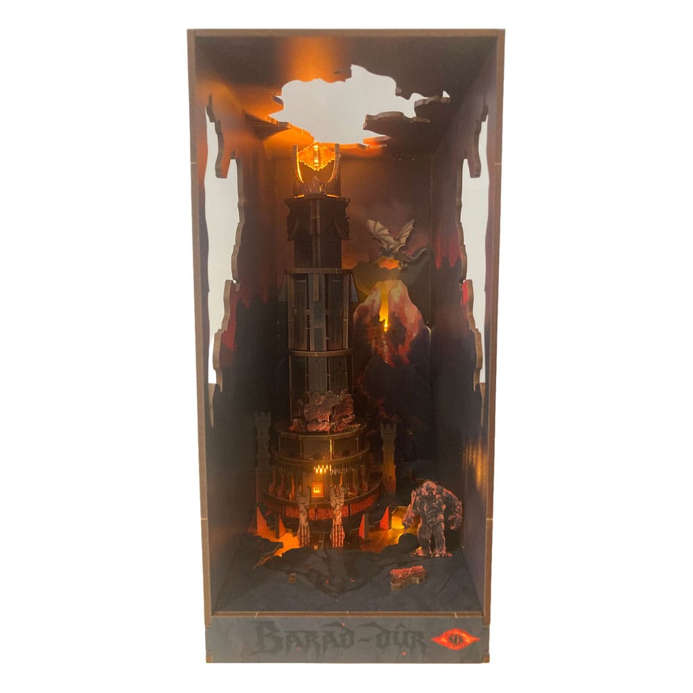 Le Seigneur des anneaux maquette Book Nook Tiny Adventures Barad-Dûr 23 cm