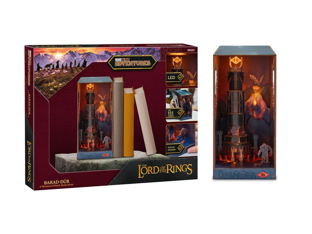 Le Seigneur des anneaux maquette Book Nook Tiny Adventures Barad-Dûr 23 cm