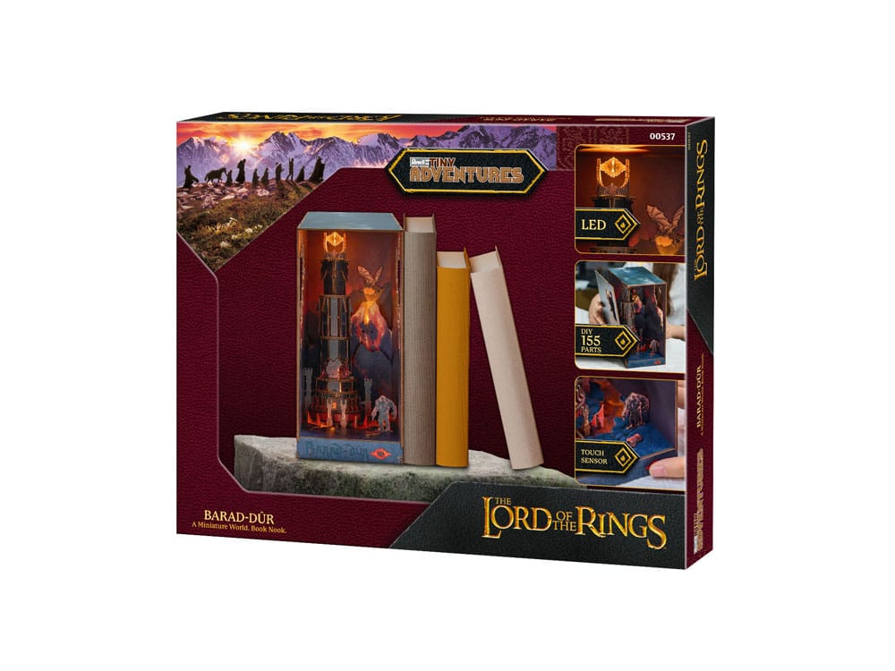 Le Seigneur des anneaux maquette Book Nook Tiny Adventures Barad-Dûr 23 cm