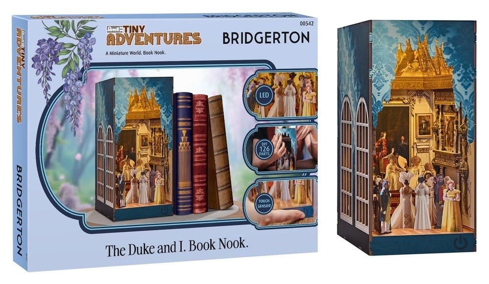 Bridgerton Tiny Adventures book nook mini-diorama The Duke and I 18 cm