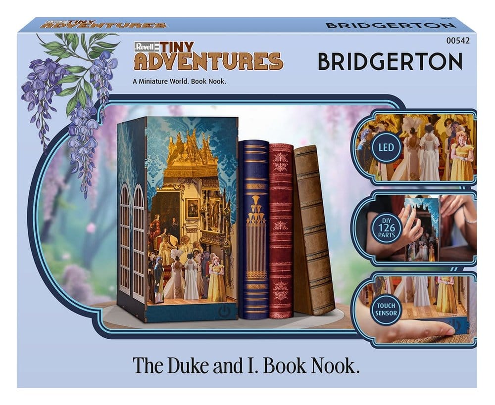 Bridgerton Tiny Adventures book nook mini-diorama The Duke and I 18 cm