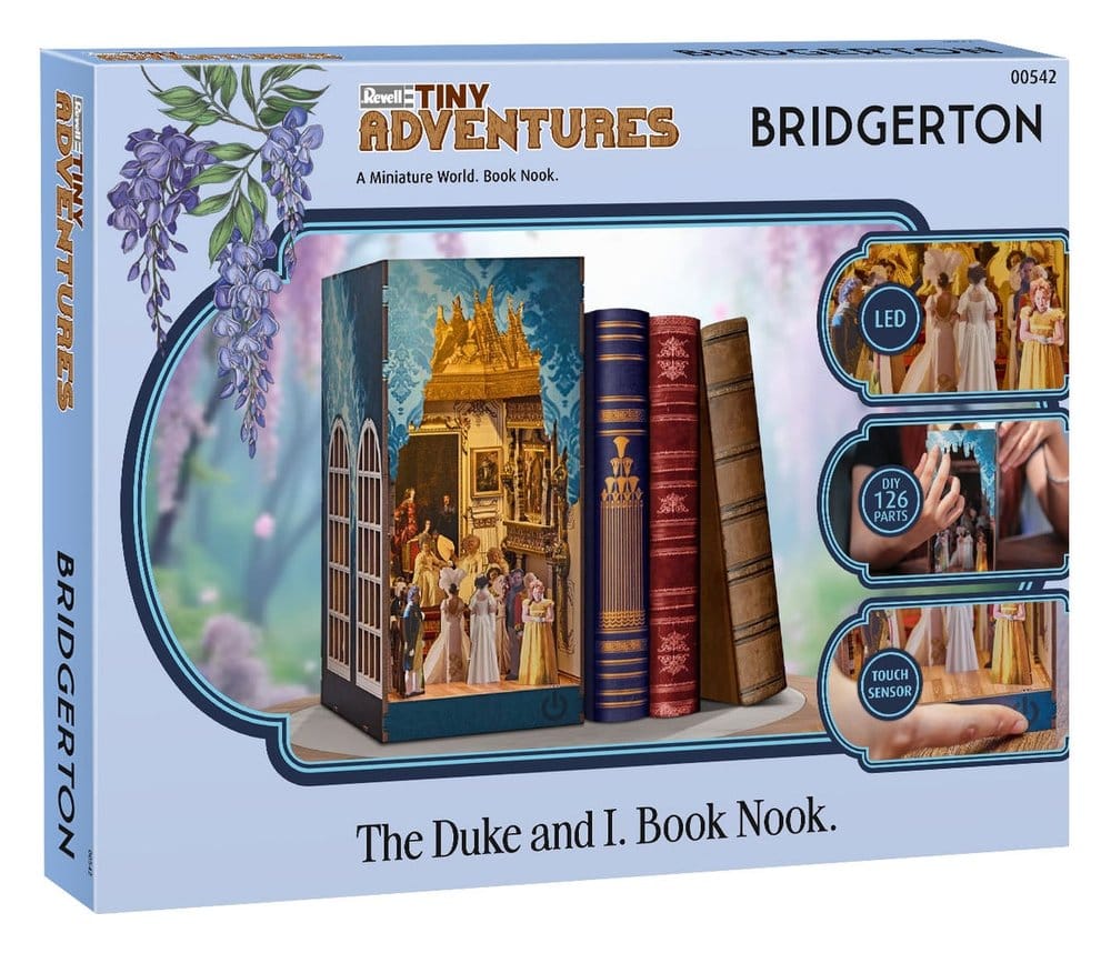 Bridgerton Tiny Adventures book nook mini-diorama The Duke and I 18 cm