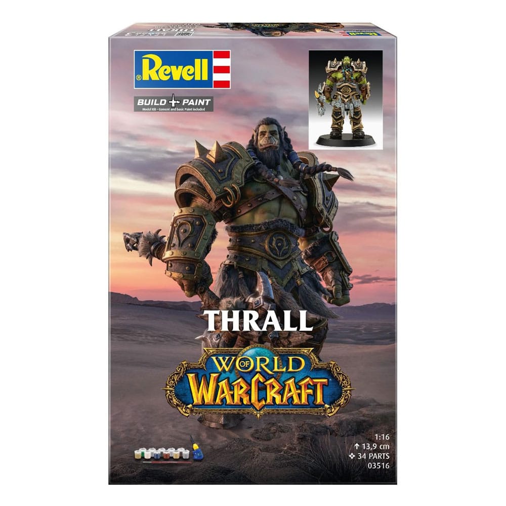 World of Warcraft kit complet maquette 1/16 The Orc Thrall 13 cm