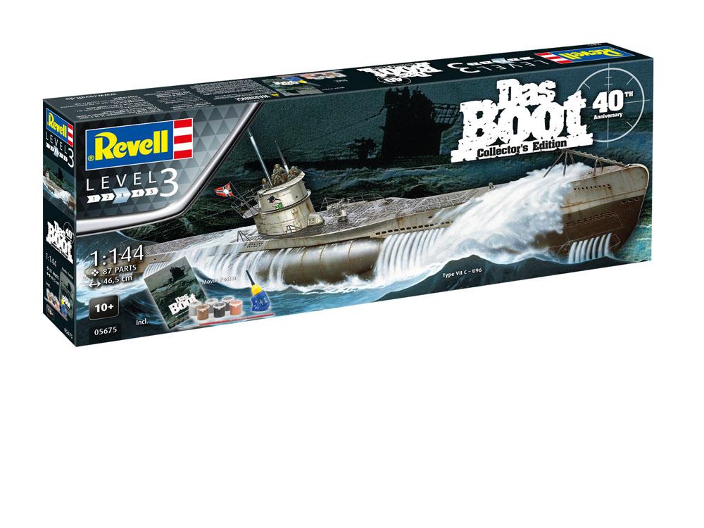 Das Boot kit complet maquette 1/144  U-Boot U96 Typ VII C 40th Anniversary 46 cm