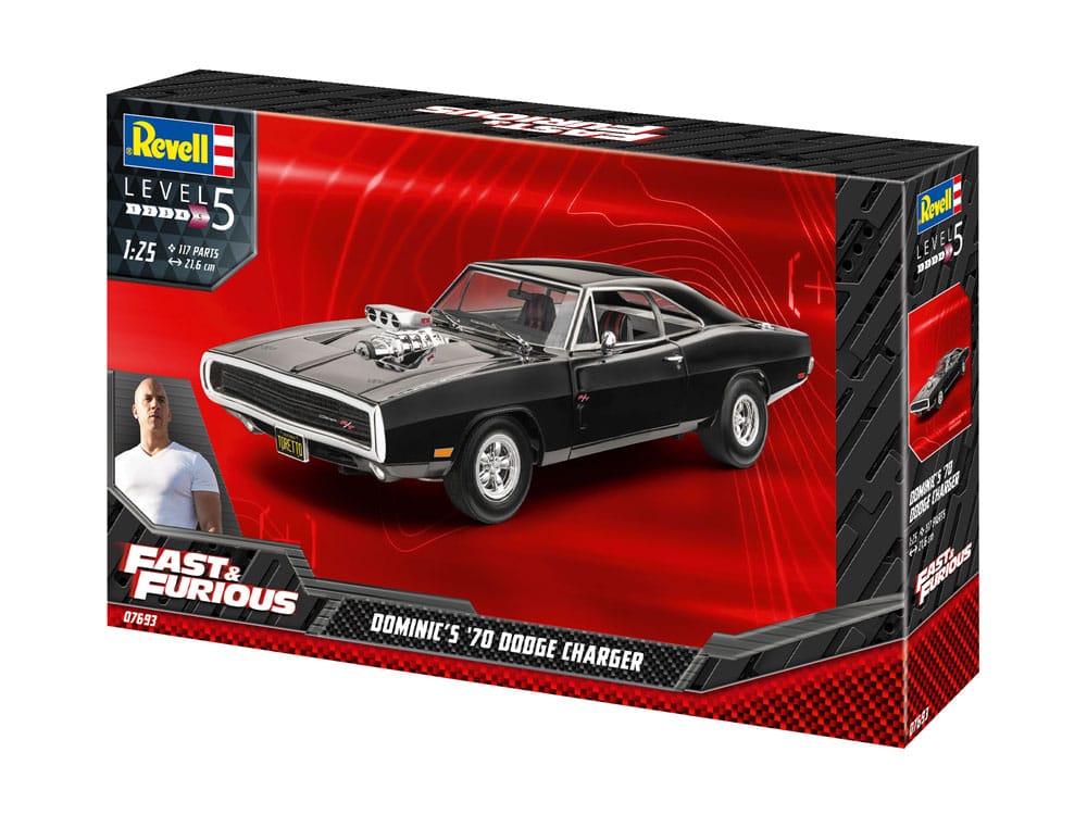 The Fast & Furious maquette Dominics 1970 Dodge Charger
