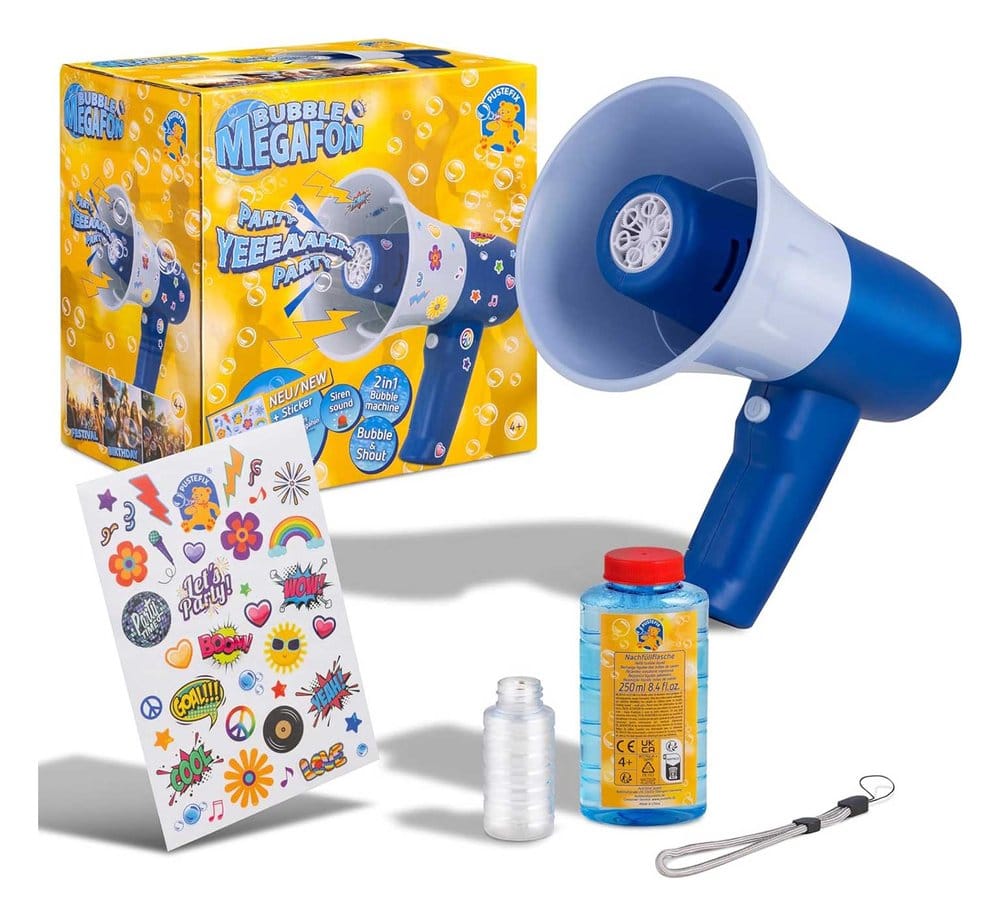 Pustefix Bubble Mégaphone Assortiment (4)