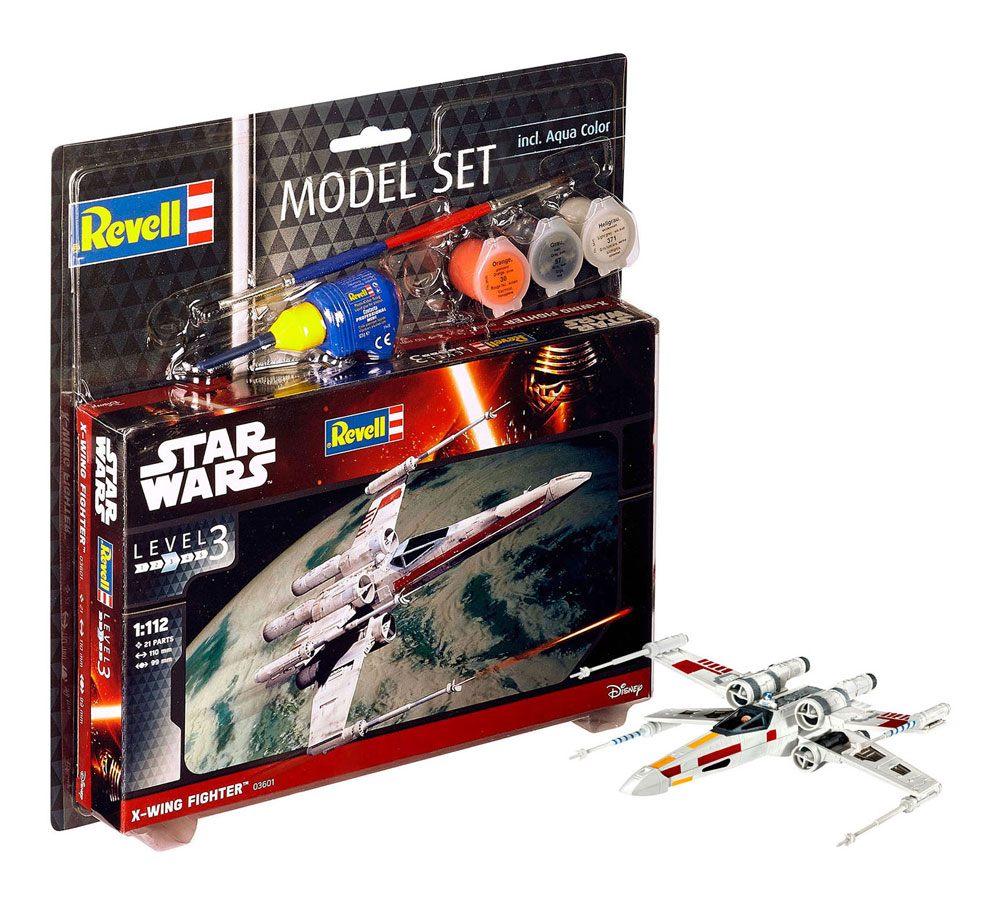 Star Wars maquette 1/112 Model Set X-Wing Fighter 11 cm