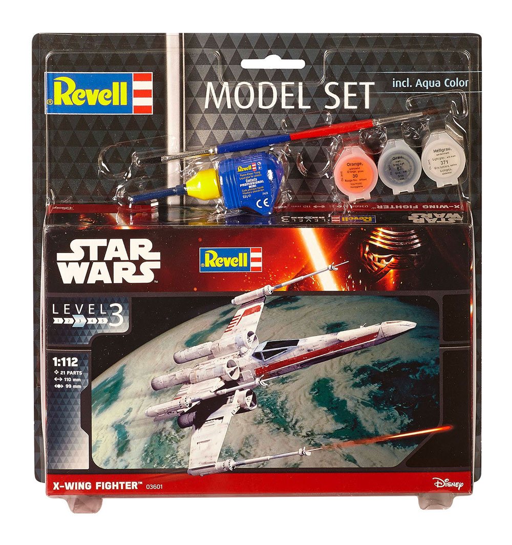 Star Wars maquette 1/112 Model Set X-Wing Fighter 11 cm