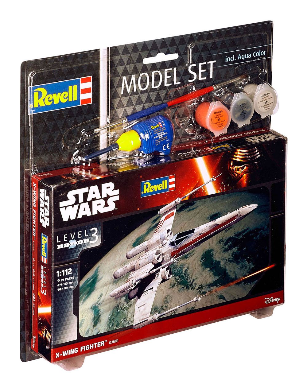 Star Wars maquette 1/112 Model Set X-Wing Fighter 11 cm